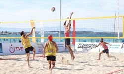 Çeşme'de Uluslararası Grand Slam Plaj Voleybolu heyecanı