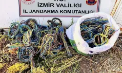 Aliağa’da kablo hırsızlığına suçüstü: 7 olayın failleri yakalandı
