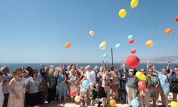Konak’ta Dünya Barış Günü: Rengarenk balonlar gökyüzüne bırakıldı