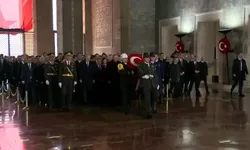 Cumhuriyet’in 103’üncü yılında Erdoğan başkanlığındaki devlet erkanı Anıtkabir'i ziyaret etti