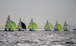 Foça’da yelken heyecanı: 54 ekip ve 108 sporcu yarıştı