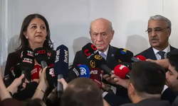 Bahçeli, İmralı heyetini Meclis'te kabul etti
