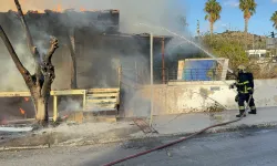 Bodrum’da depo yangını kısa sürede faciaya dönüştü