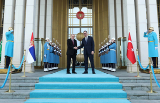 Cumhurbaşkanı Erdoğan ve Sırbistan Cumhurbaşkanı Vucic Ankara’da görüştü