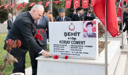 Menemen'de Çanakkale Şehitleri anıldı