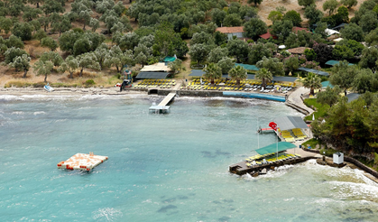 Dikili’nin Bademli Köyü'nde tertemiz deniziyle: Kayra Plajı!