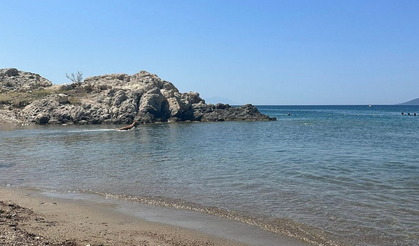 İzmir'de kalabalık tatil merkezlerinden uzak bir yer: Urla Melengeç Plajı!