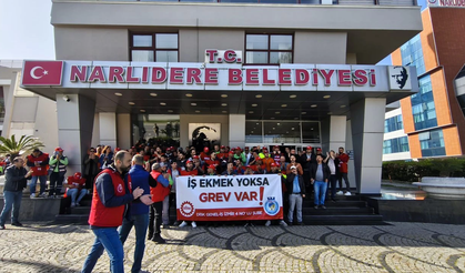 Narlıdere’de grev uyarısı: İşçiler tam gün iş bıraktı, grev kararı asıldı!