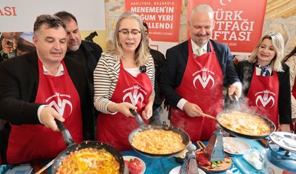 Menemen’de coğrafi işaretli lezzetle Türk Mutfağı Haftası kutlandı