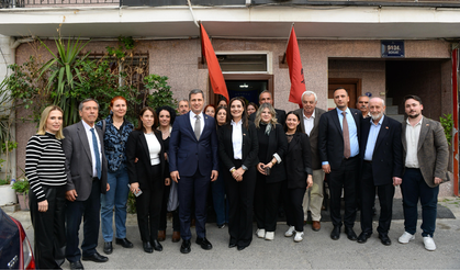 Deniz Yücel ve Ömer Eşki'den Bornova Arnavutları Derneği’nde dayanışma vurgusu!