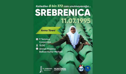 Karşıyaka Belediyesi, Srebrenica'yı unutmadı