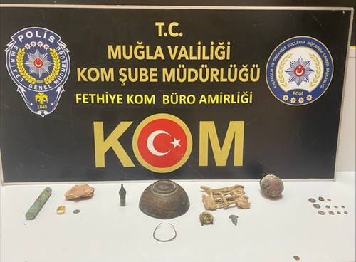 Muğla’da tarihi eser kaçakçılığı operasyonu: 1 tutuklama