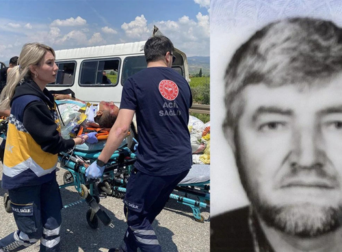 Manisa’da feci kaza: Minibüs traktöre çarptı, 1 ölü 3 ağır yaralı