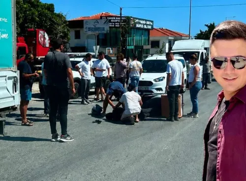 Çeşme’de motosiklet kazası can aldı