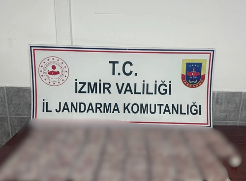 İzmir’de jandarmadan uyuşturucu operasyonu: Bin 456 hap ele geçirildi