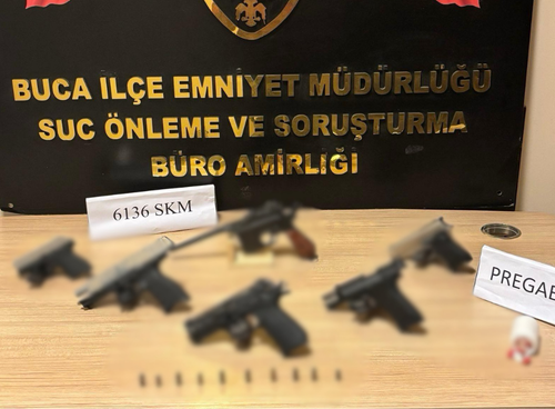 Buca’da ruhsatsız silah operasyonu: 1 kişi yakalandı