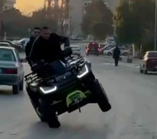 İzmir Bornova’da ATV ile drift yapan sürücüye ağır ceza