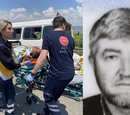 Manisa’da feci kaza: Minibüs traktöre çarptı, 1 ölü 3 ağır yaralı