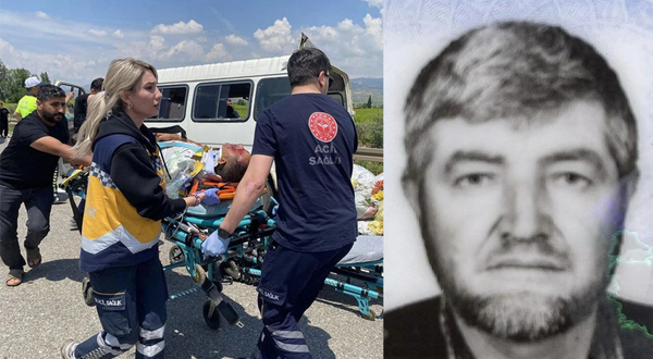 Manisa’da feci kaza: Minibüs traktöre çarptı, 1 ölü 3 ağır yaralı