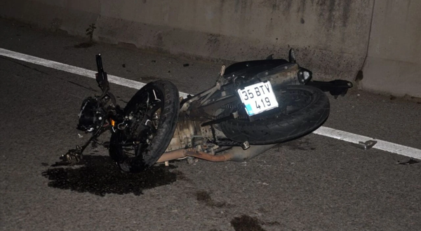 Tire'de genç motosiklet sürücüsü hayatını kaybetti