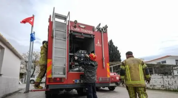 Bergama’da ot yangını kontrol altına alındı:
