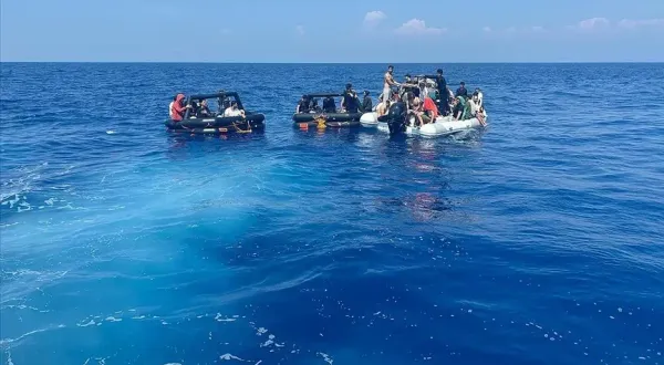 Bodrum açıklarında 36 göçmen kurtarıldı