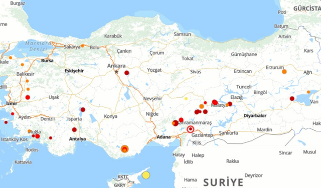 29 Ekim 2024 | Türkiye'de son 24 saatte 49 deprem oldu!