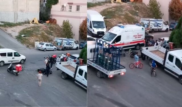 İzmir Karabağlar’da kaza | 2 moto kurye ve araç çarpıştı