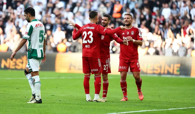 Beşiktaş, Konyaspor'u 2-0 mağlup etti!