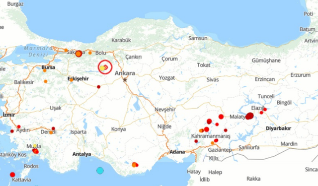 26 Ekim 2024 | Türkiye'de son 24 saatte 63 deprem oldu!