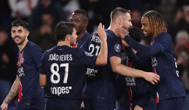 PSG, Strasbourg'u 4-2 geçerek liderliğini sürdürdü