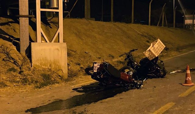 Aydın'da motosiklet kazası: 1 ölü, 1 ağır yaralı