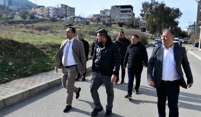 İzmir Bornova Belediye Başkanı Pınarbaşı'nda vatandaşla buluştu