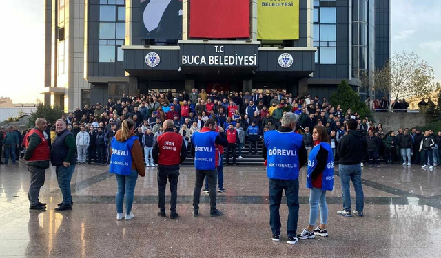 Buca Belediyesi'nde grev başladı!