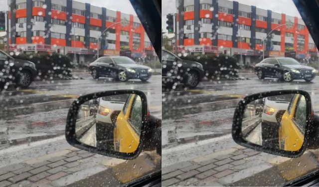 İzmir trafiğinde ters yönde dönüş tepki çekti