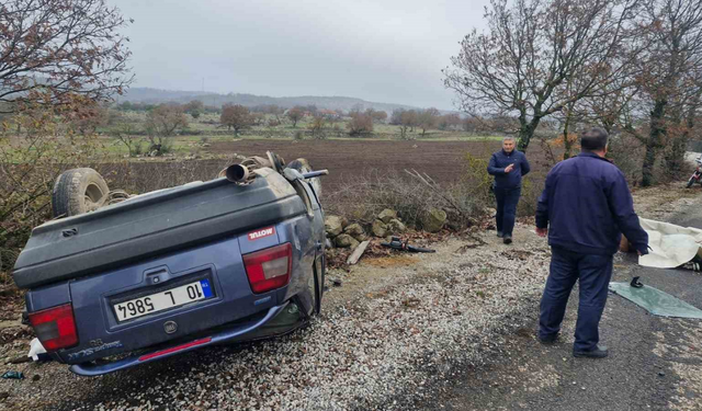 Balıkesir'de trafik kazası: 1 ölü, 2 yaralı!