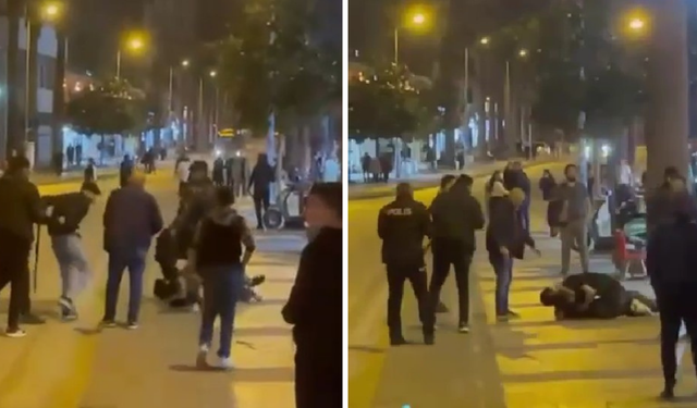 Denizli'de gençler arasında bıçaklı kavga: 1 yaralı!