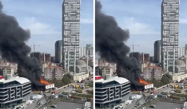 Kültür evinde büyük yangın!