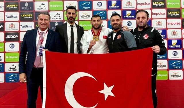 Milli Judocu Vedat Albayrak, Tiflis’te zirveye çıktı