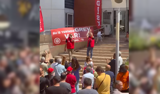 Çiğli Belediyesi'nde grev 3. gününde!