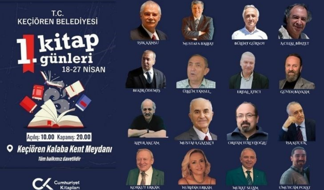 Keçiören’de 1. Kitap Günleri başlıyor