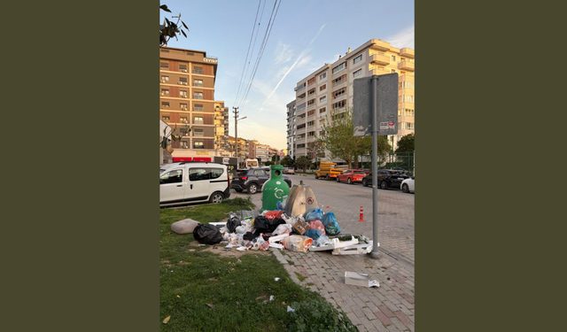 Karşıyaka'nın gözde mahallesi çöp kokuyor!