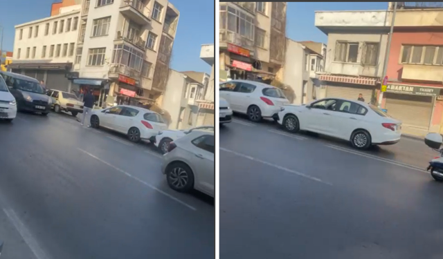 Konak'ta maddi hasarlı zincirleme kaza!
