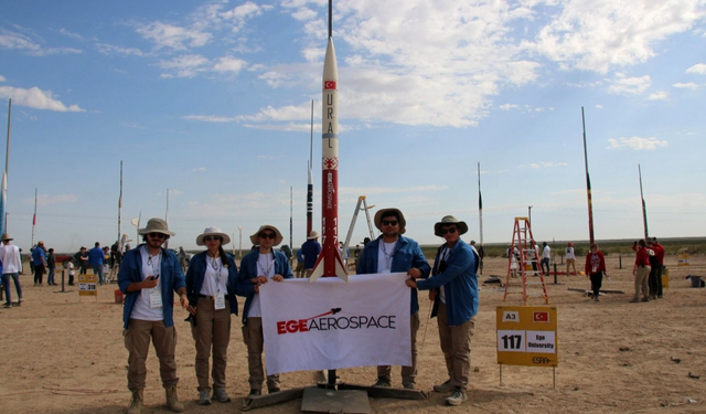 Ege Aerospace Takımı'ndan, ABD’deki Roket Yarışmasında büyük başarı