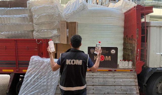 Sahte içki üretimine darbe: 1 kişi tutuklandı