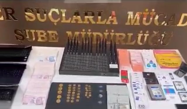 Yasa dışı bahis çetesi çökertildi: Altın ve döviz ele geçirildi