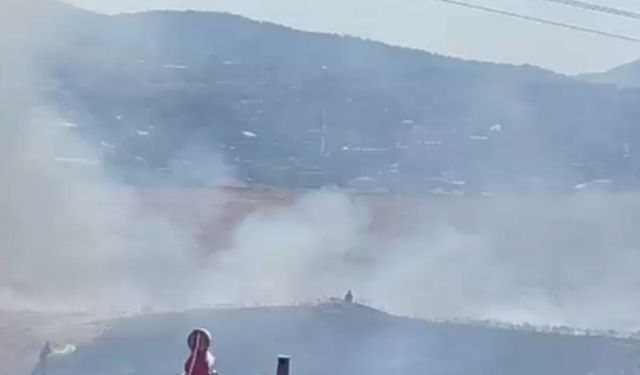 Karabağlar’dan dumanlar yükseliyor