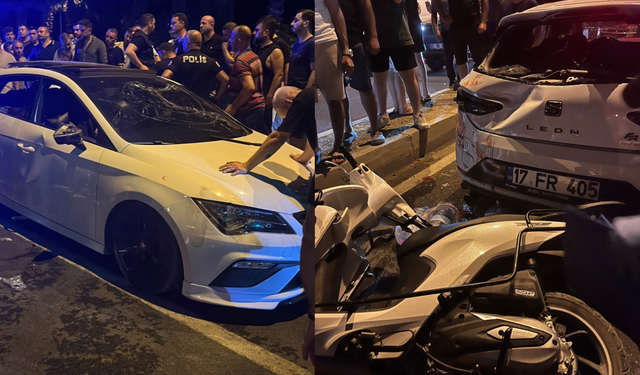 Motosiklet otomobile çarptı, sürücü yaşamını yitirdi