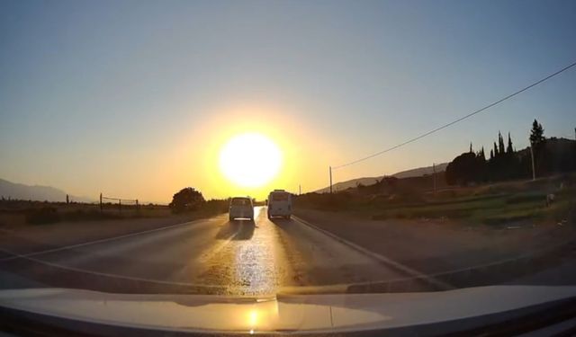 Ödemiş-İzmir yolunda facia teğet geçti!