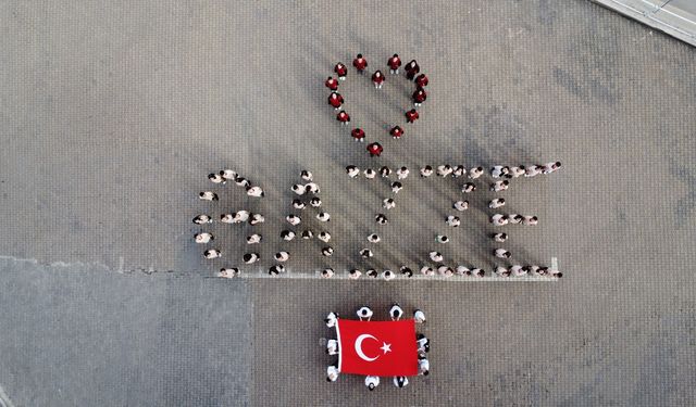 Öğrencilerden Gazze’ye anlamlı destek